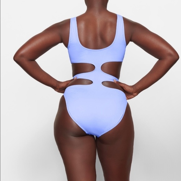 SKIMS Periwinkle Monokini SZ L NWT - Picture 3 of 5